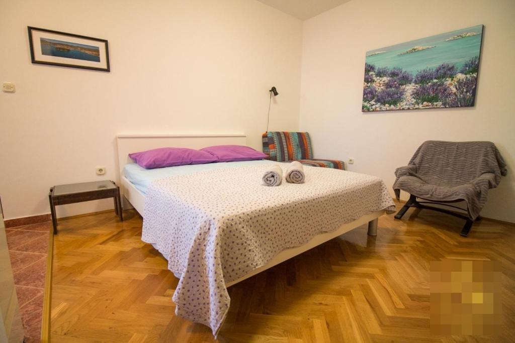 Studio Apartment In Preko With Sea View, Terrace, Air Conditioning, Wi-Fi Kültér fotó